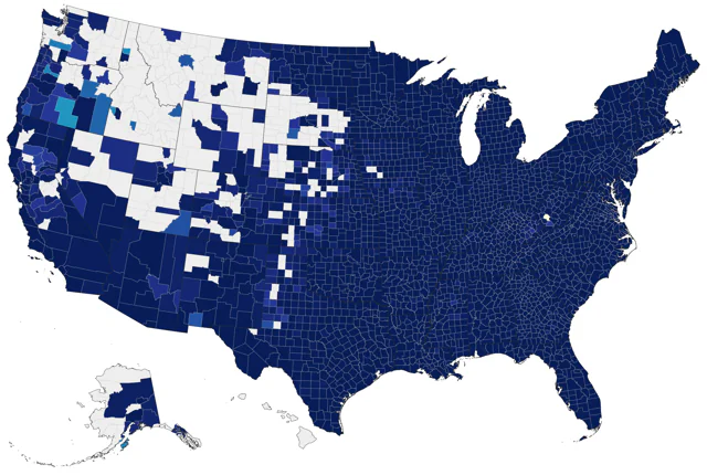 Yellow-bellied Sapsucker county map