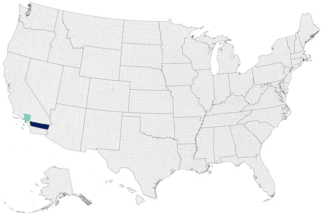 Yellow-crowned Bishop county map
