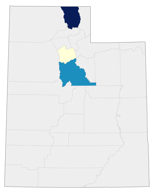 Bar-headed Goose county map