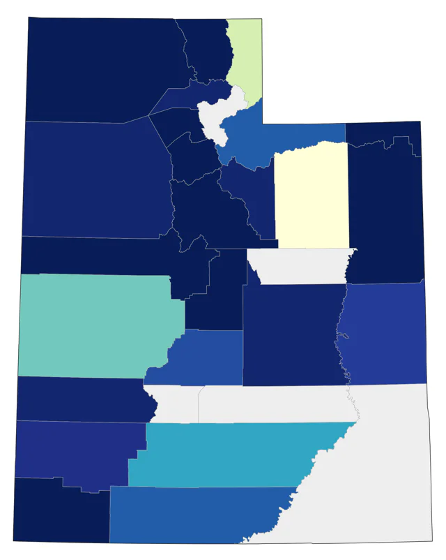 Black-bellied Plover county map