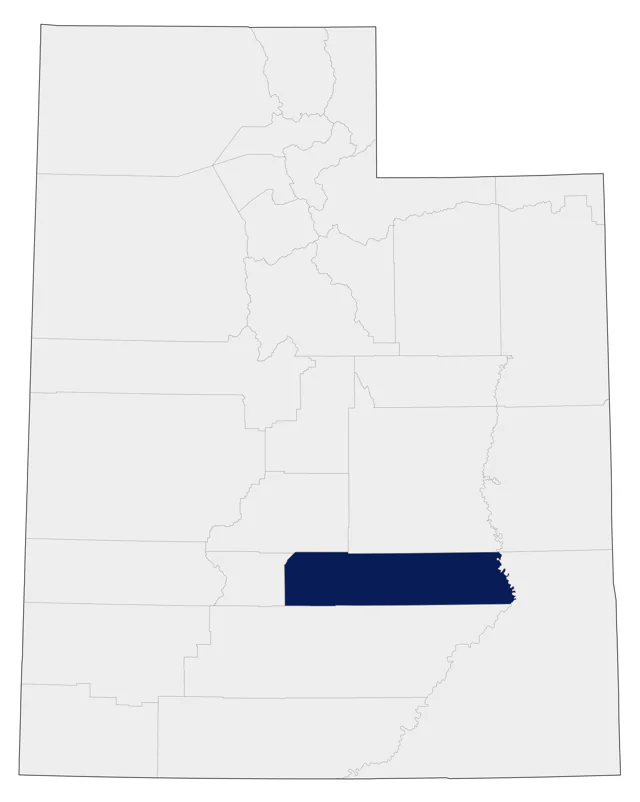Black-billed Cuckoo county map