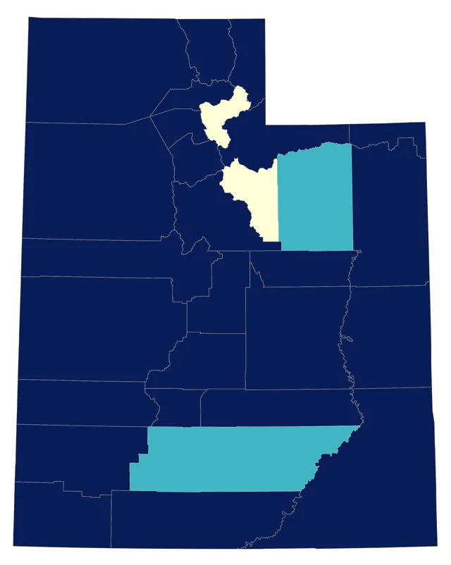 Black-crowned Night Heron county map