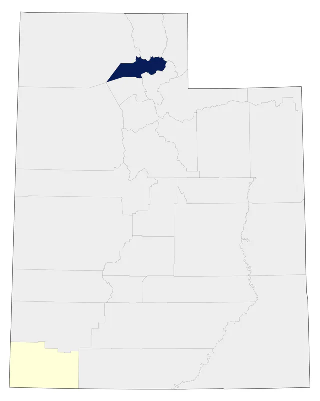 Bronzed Cowbird county map