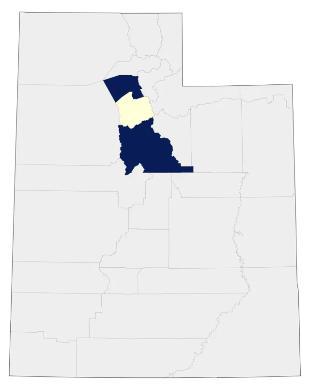 Budgerigar county map