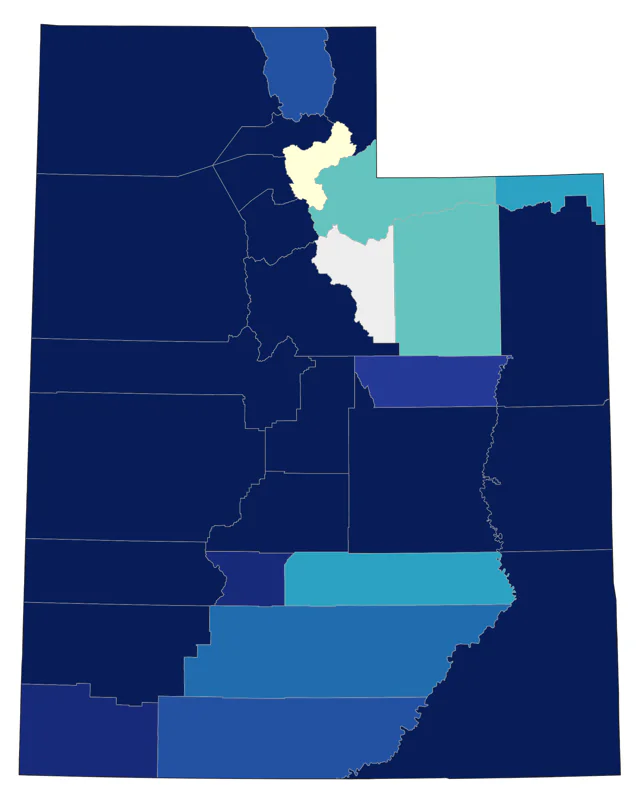 Burrowing Owl county map