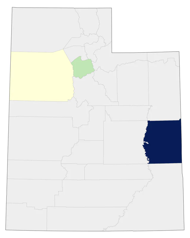 Connecticut Warbler county map