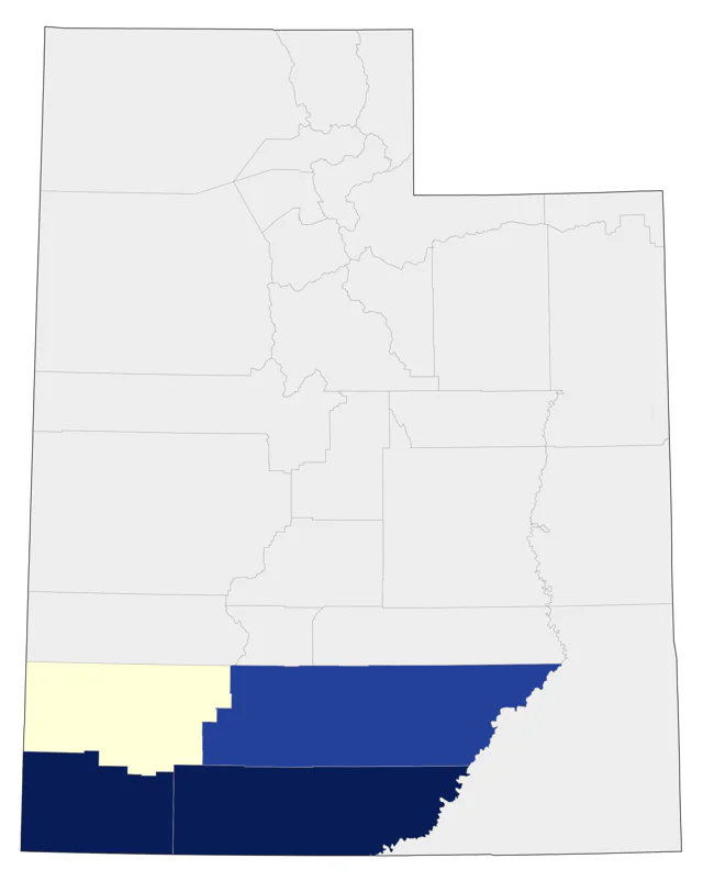 Crissal Thrasher county map
