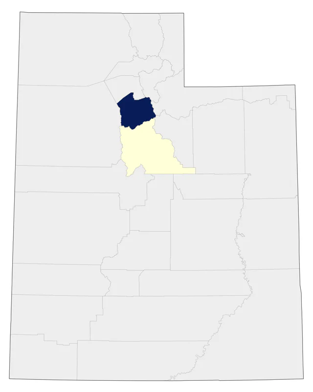 European Goldfinch county map