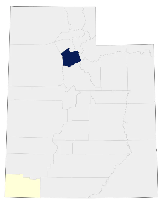 Gilded Flicker county map