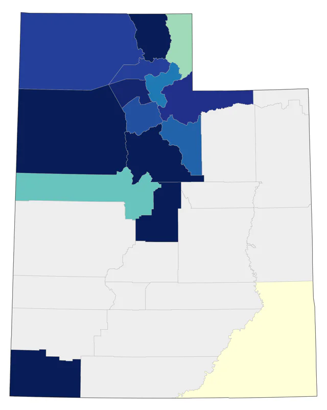 Glossy Ibis county map