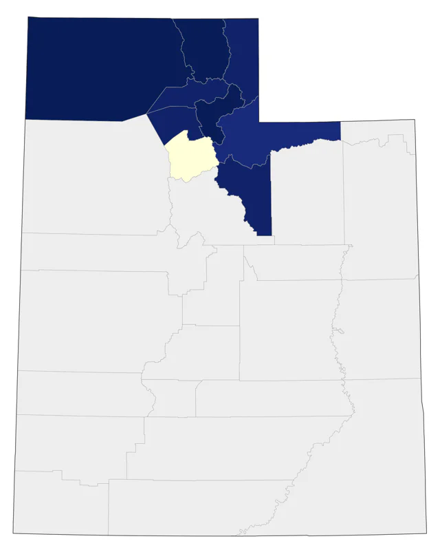 Gray Partridge county map