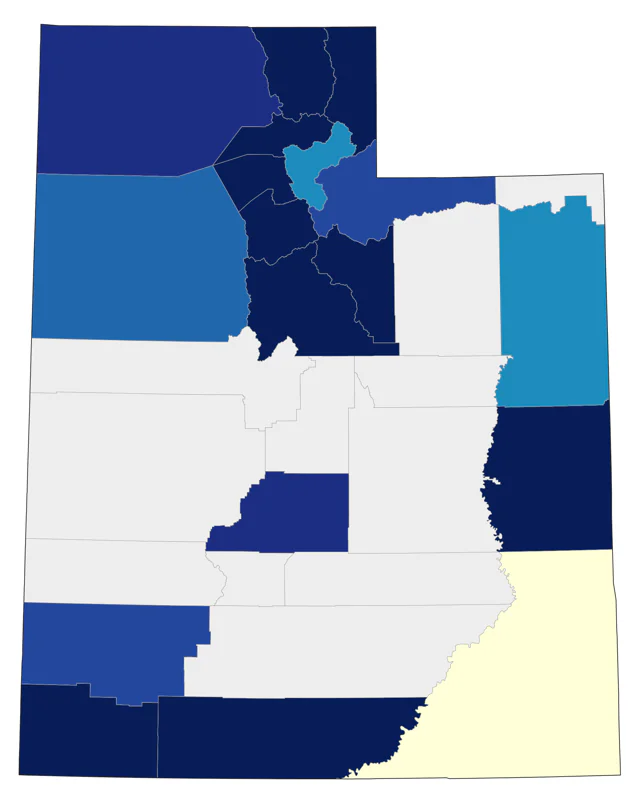 Graylag Goose county map