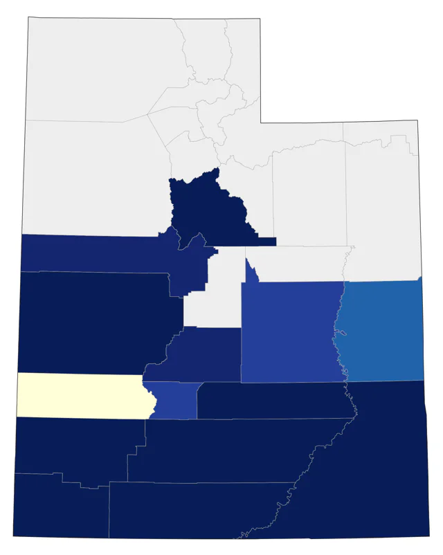 Greater Roadrunner county map