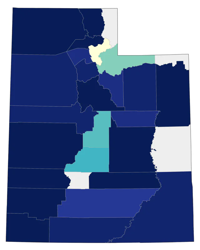 Greater White-fronted Goose county map