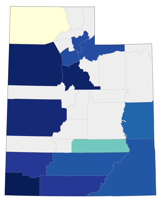 Hooded Oriole county map