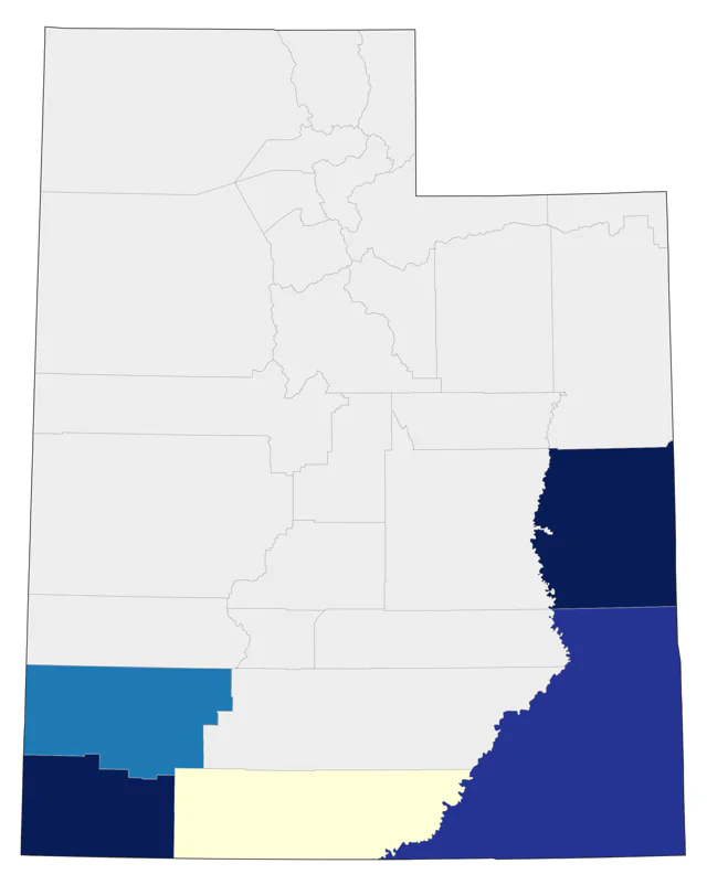 Inca Dove county map