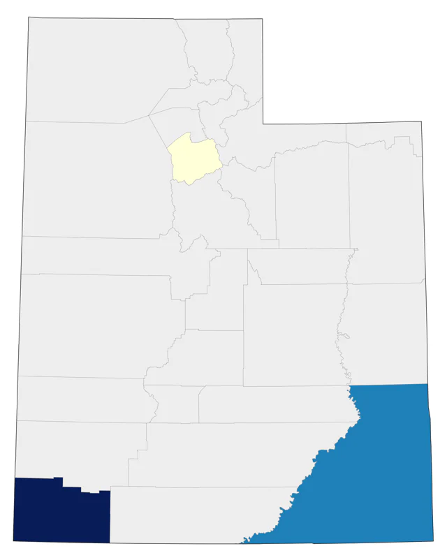 Laughing Gull county map