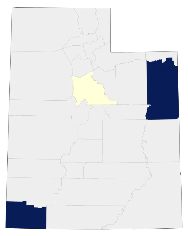 Least Bittern county map