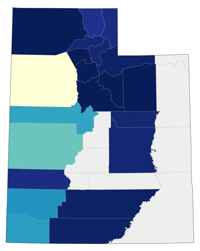 Long-tailed Duck county map