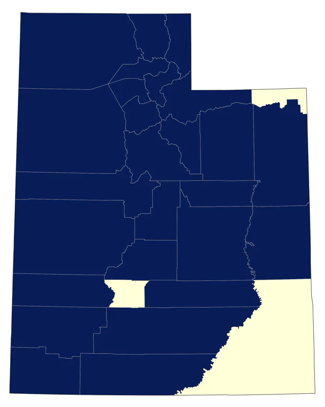 Northern Pintail county map