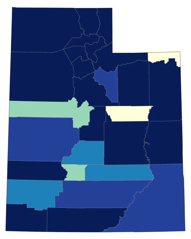 Northern Saw-whet Owl county map