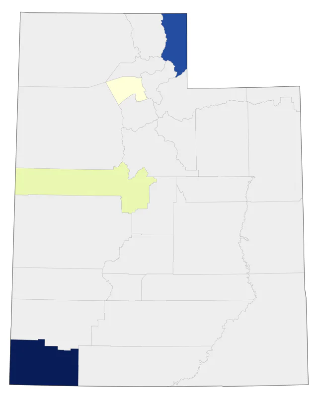 Pacific Golden-Plover county map