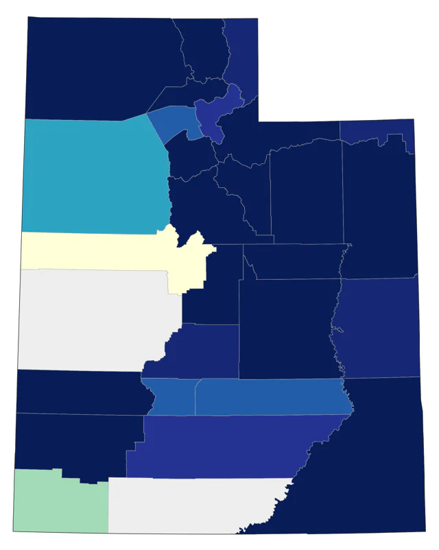 Pine Grosbeak county map