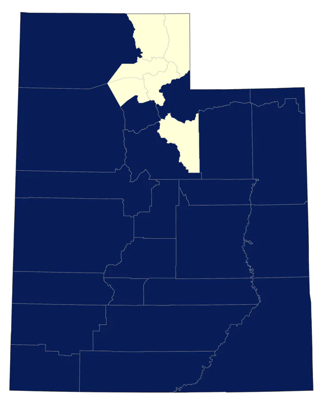 Pinyon Jay county map