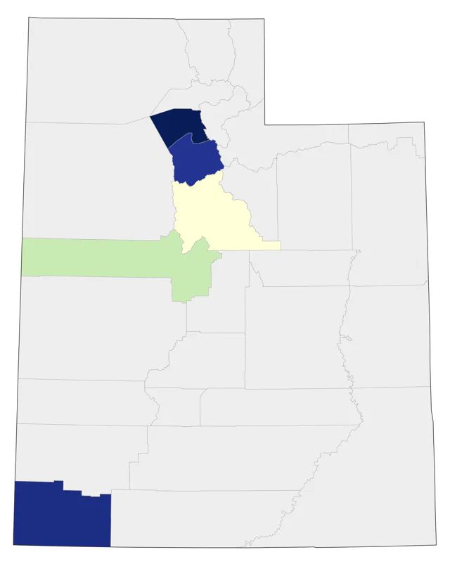 Pomarine Jaeger county map