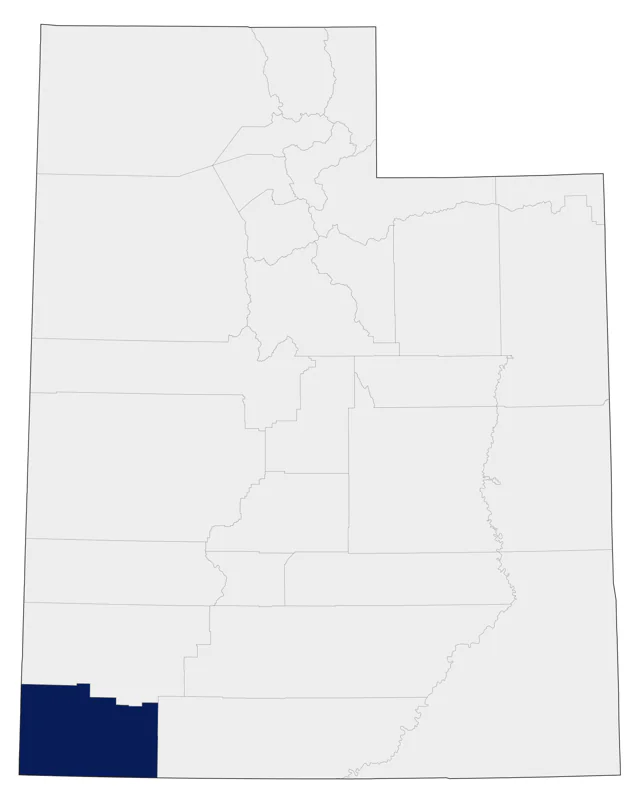 Prairie Warbler county map
