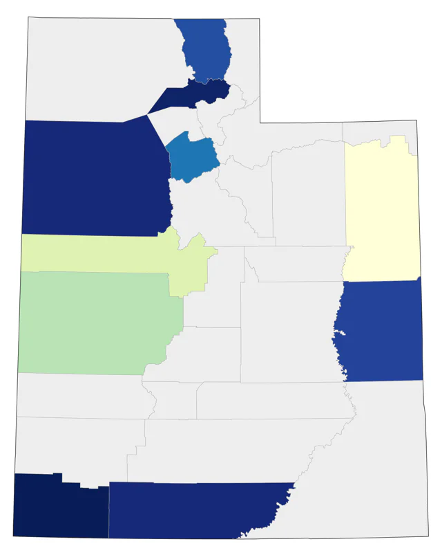 Red-breasted Sapsucker county map