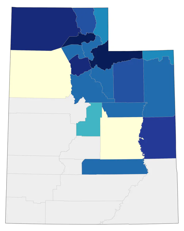 Redpoll county map