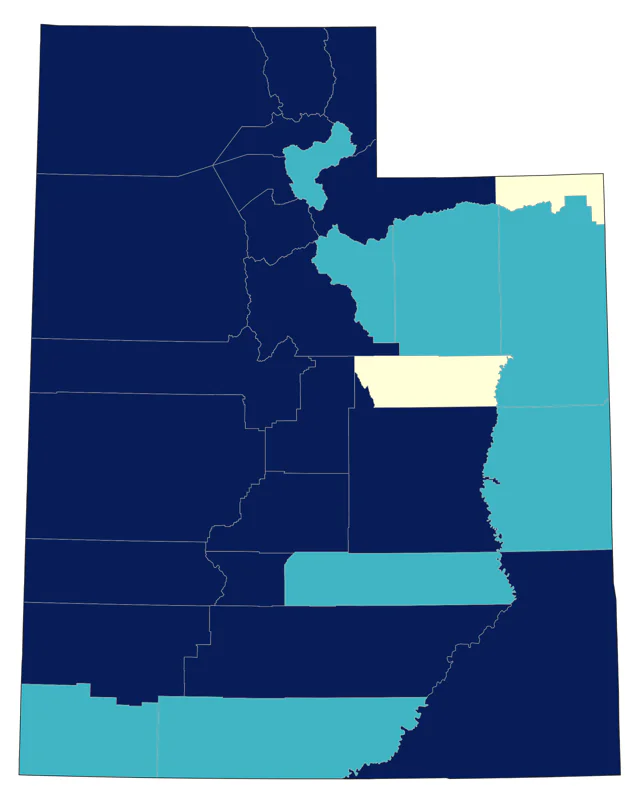 Rough-legged Hawk county map