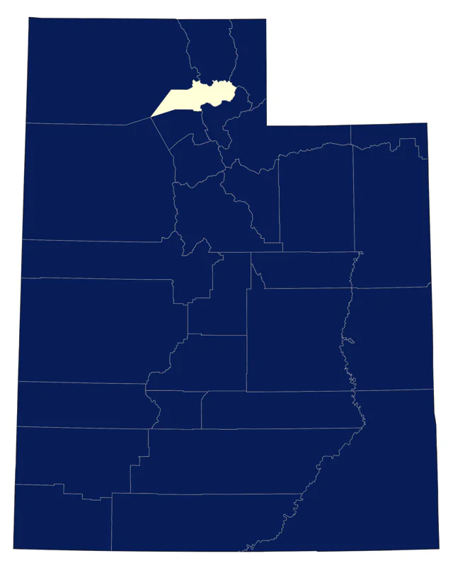 Sage Thrasher county map