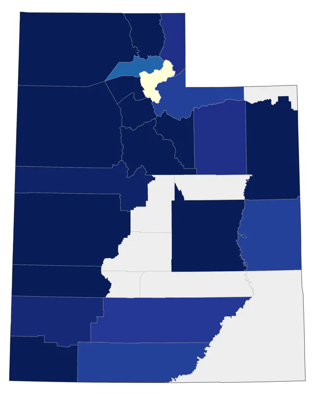 Sanderling county map