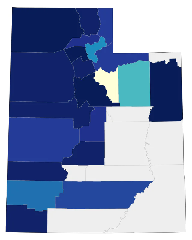 Semipalmated Sandpiper county map