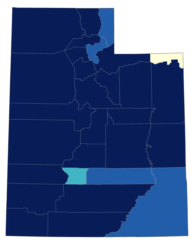 Snow Goose county map