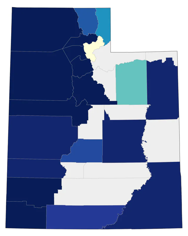 Snowy Plover county map