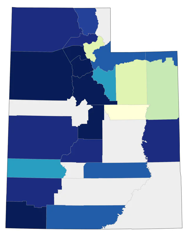 Swan Goose county map