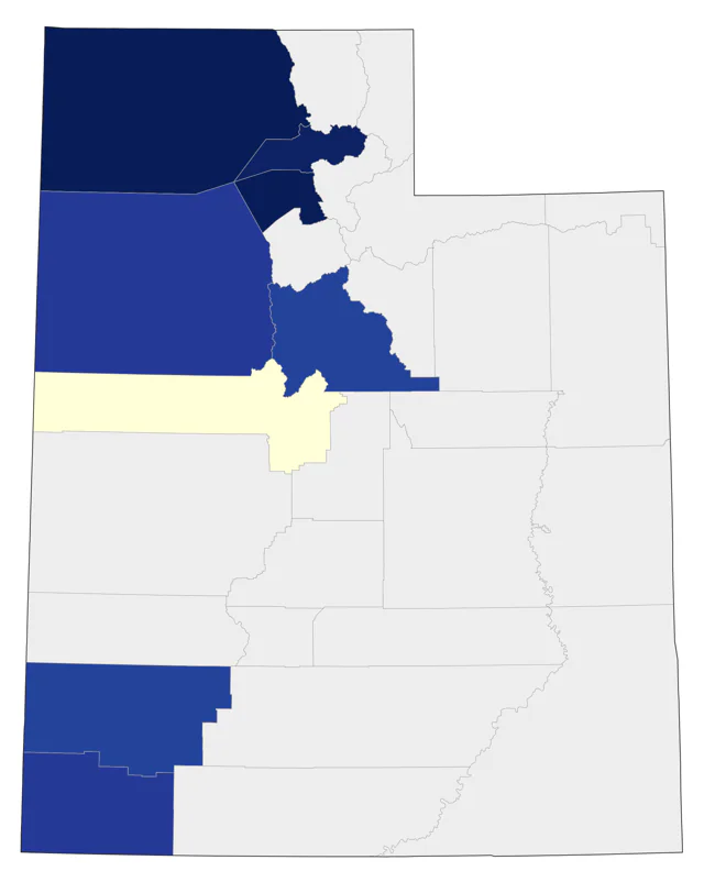 Thick-billed Longspur county map