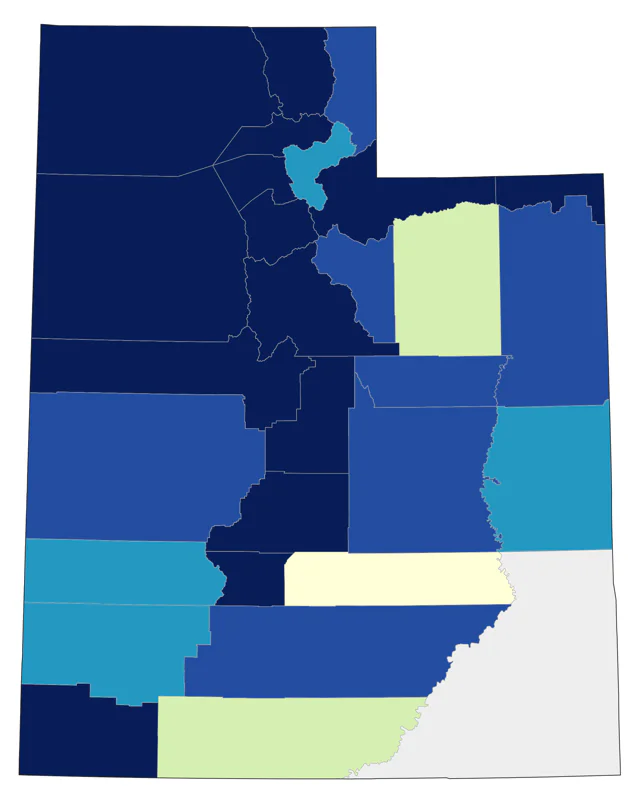 Tundra Swan county map