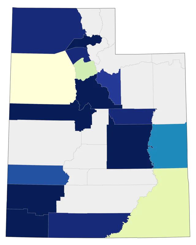 Vermilion Flycatcher county map