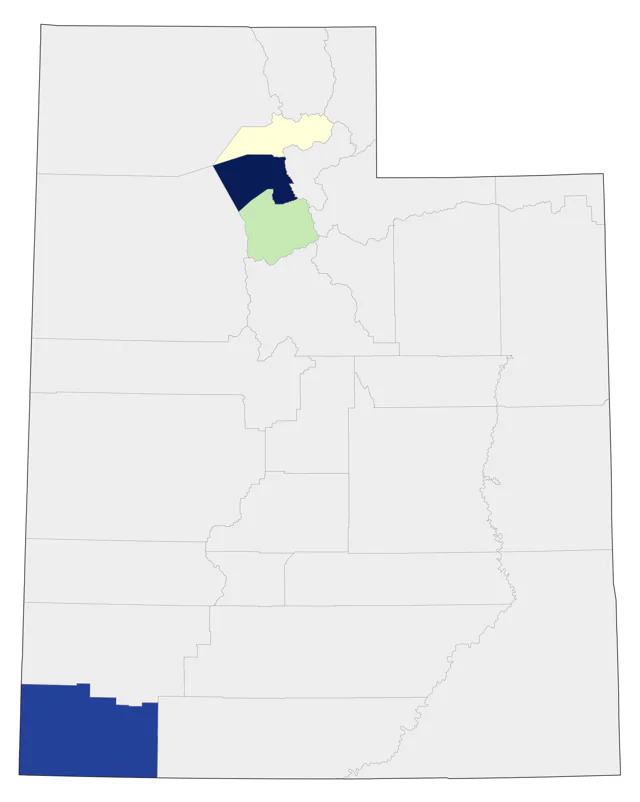 Western Gull county map