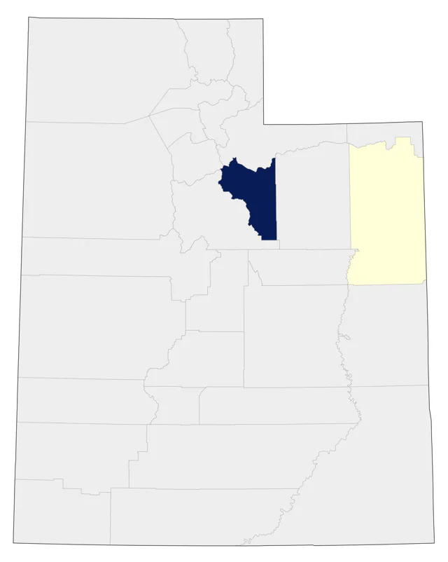 Whooping Crane county map