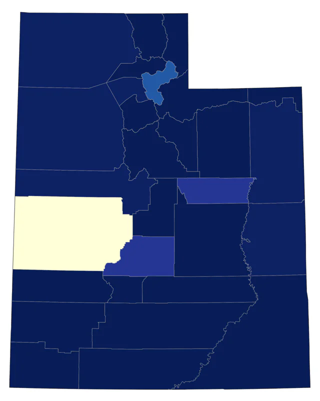 Williamson's Sapsucker county map