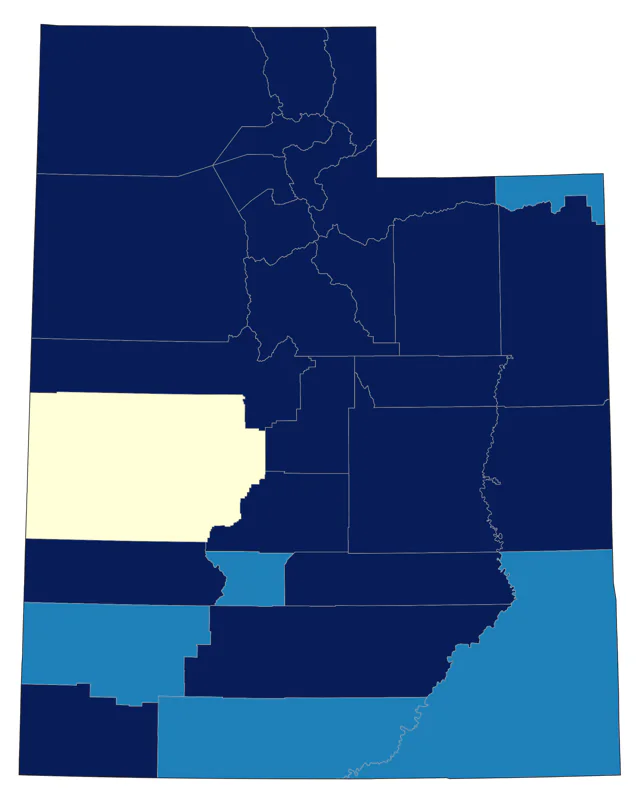 Willow Flycatcher county map