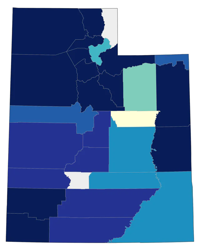 Wood Duck county map