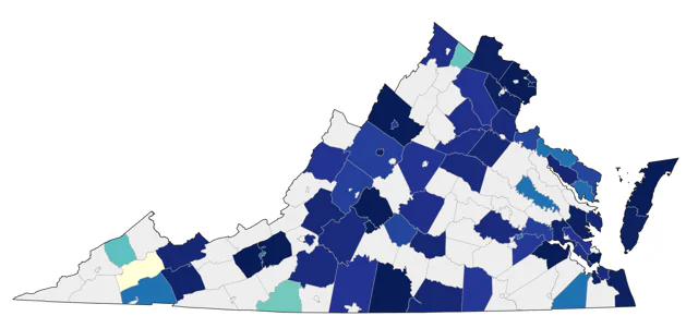 Black Tern county map
