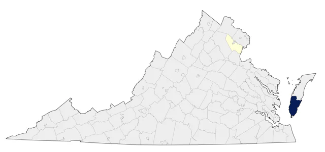 Brewer's Sparrow county map