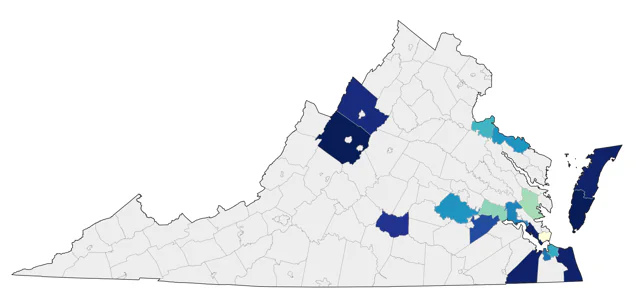 Cave Swallow county map